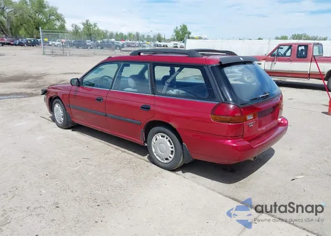 1997 Subaru Legacy L/Postal Right-Hand Drive z USA, uszkodzony, nr VIN 4S3BK4356V6304049